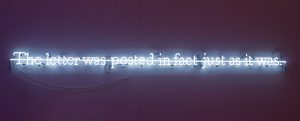 Joseph Kosuth, C.S. (Neon) #6, 1989